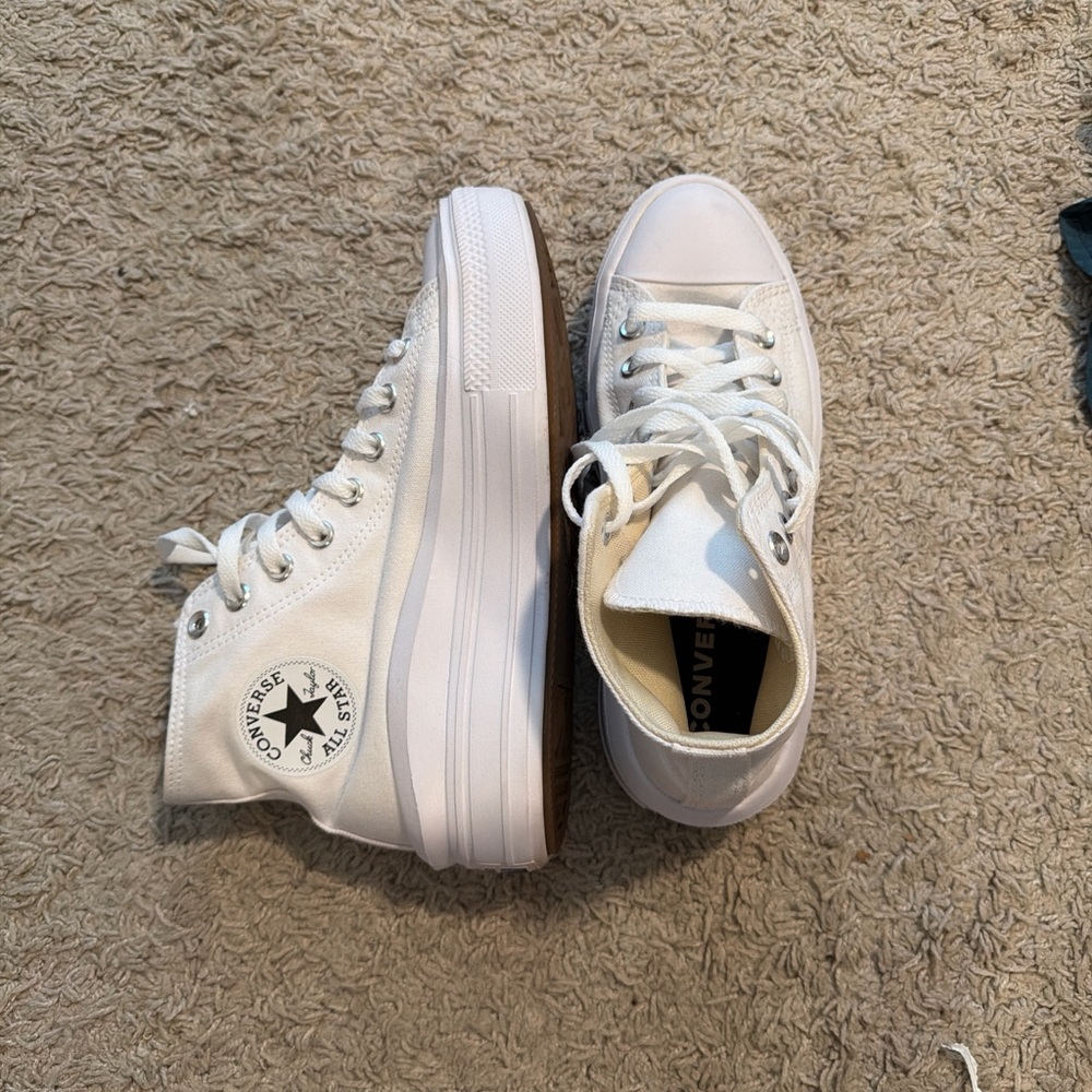 Converse Classic White Platform Sneakers